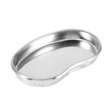 Medical Curved Tray Kidney Dishes Tray Surgical Stainless Steel Silver