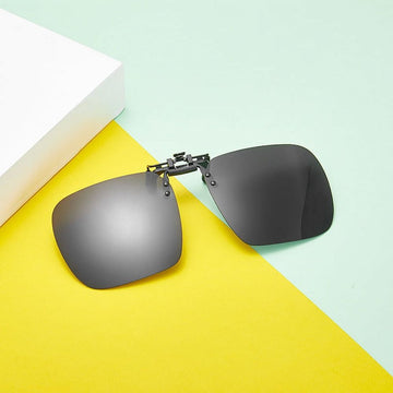 Fashion Clip-on Polarized Sunglasses Glasses Clip Resin Lens UV400 Unisex Adults