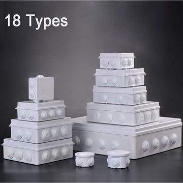 Junction Box Waterproof Durable Electrical Project Enclosure Opening Hole/Reserved Hole Multiple Sizes
