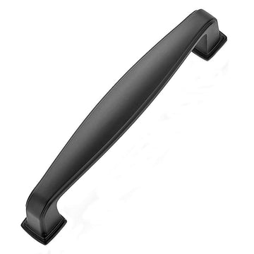 96mm/3.77" Matte Black Cabinet Pull Handle, 5 Pack Zinc Alloy Drawer Handles for Kitchen Cabinets Wardrobe Cupboard