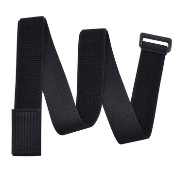 6 Pieces Elastic Self-Adhesive Hook Loop Strap Ties Fastening Cord Wraps Straps Reusable Black