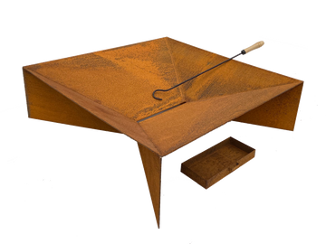 Firepit with Ash Tray with 0.11 Mild Steel"