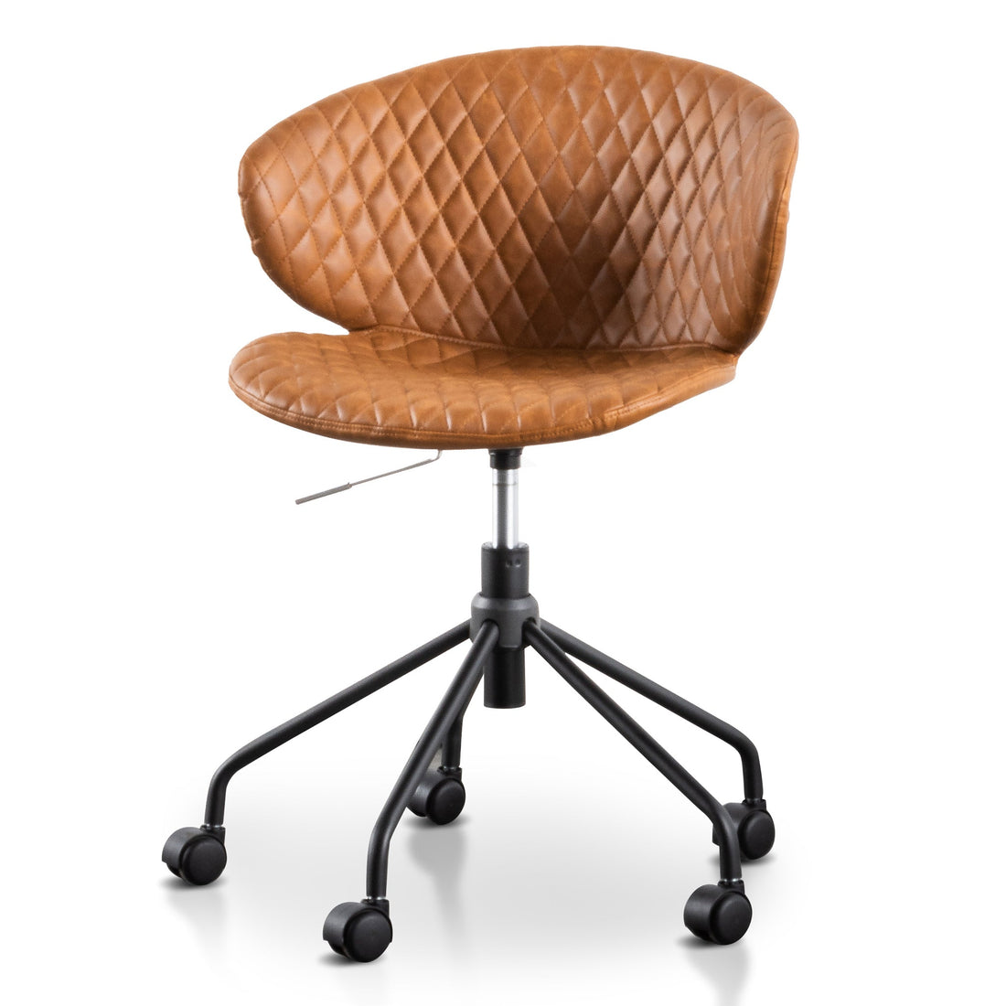 Ethan Office Chair - Tan with Black Base-0