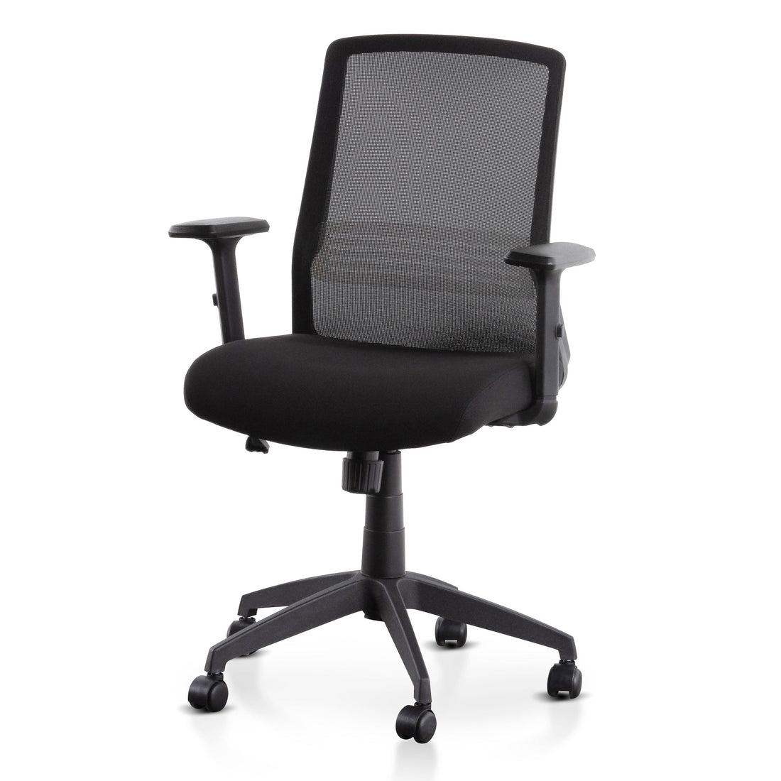 Isaac Mesh Office Chair - Full Black-0