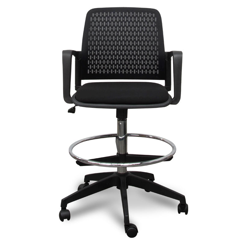 DaisyDrafting Office Chair - Black-0