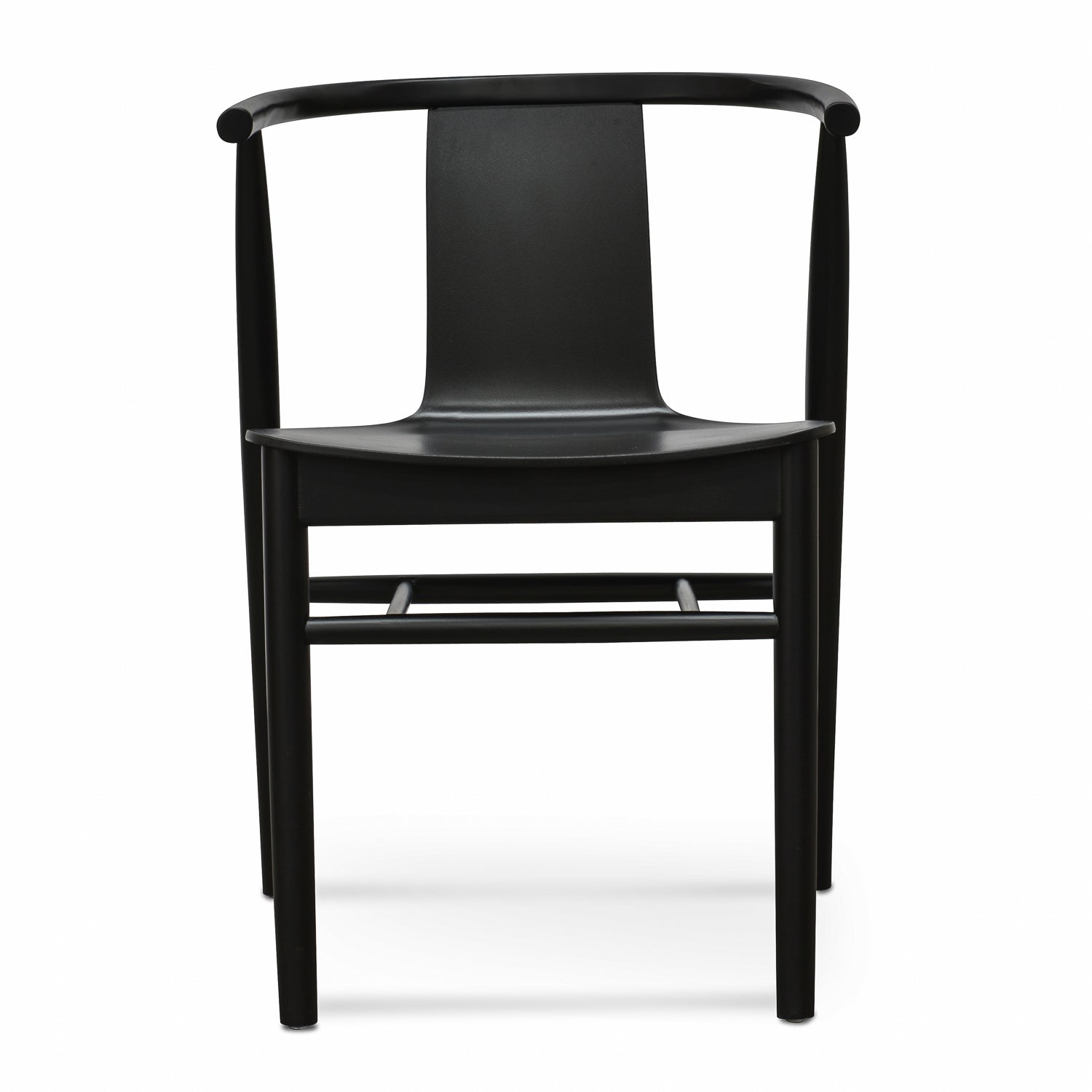 MatthewDining Chair - Black Shell - Black Seat (Set of 2)-2