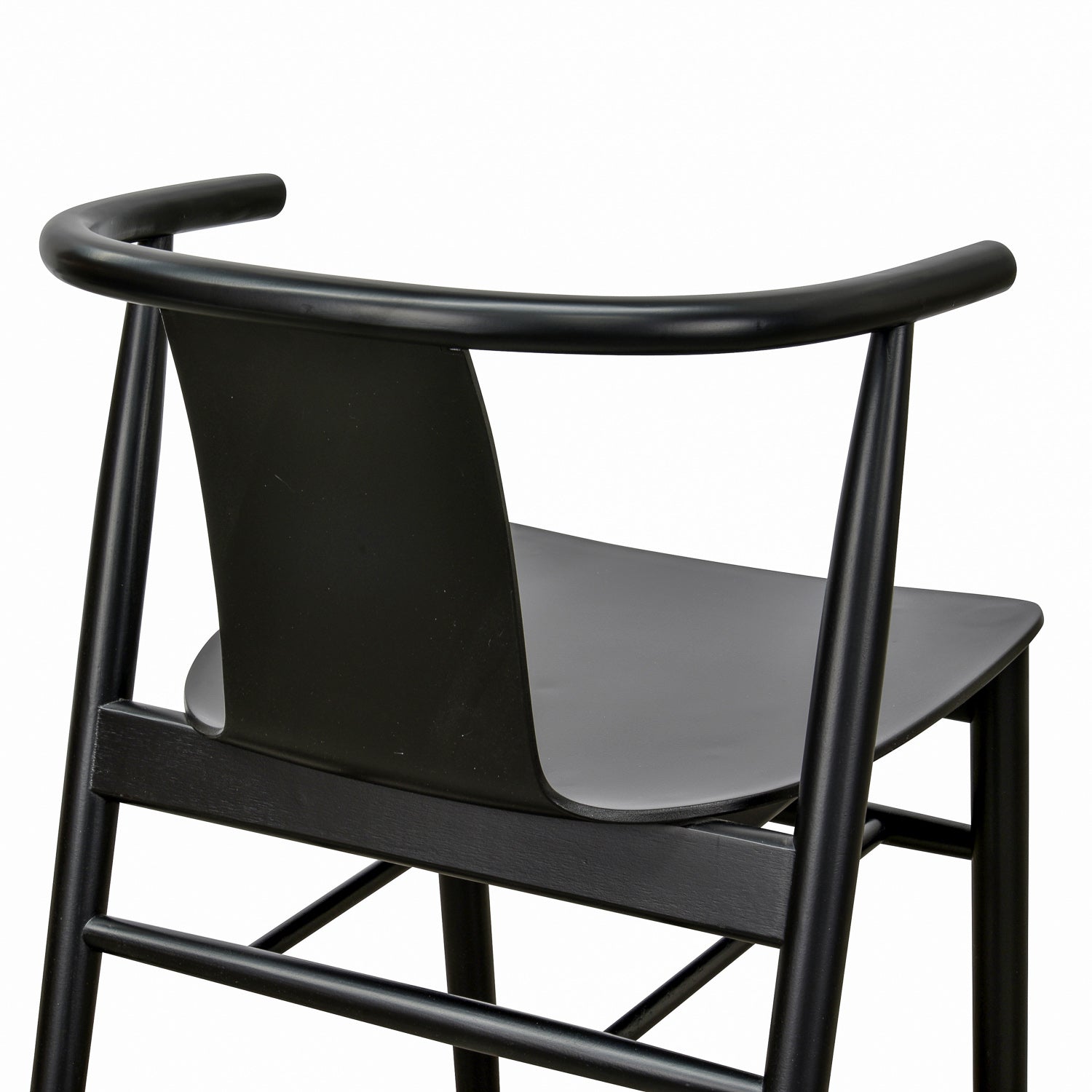 MatthewDining Chair - Black Shell - Black Seat (Set of 2)-6