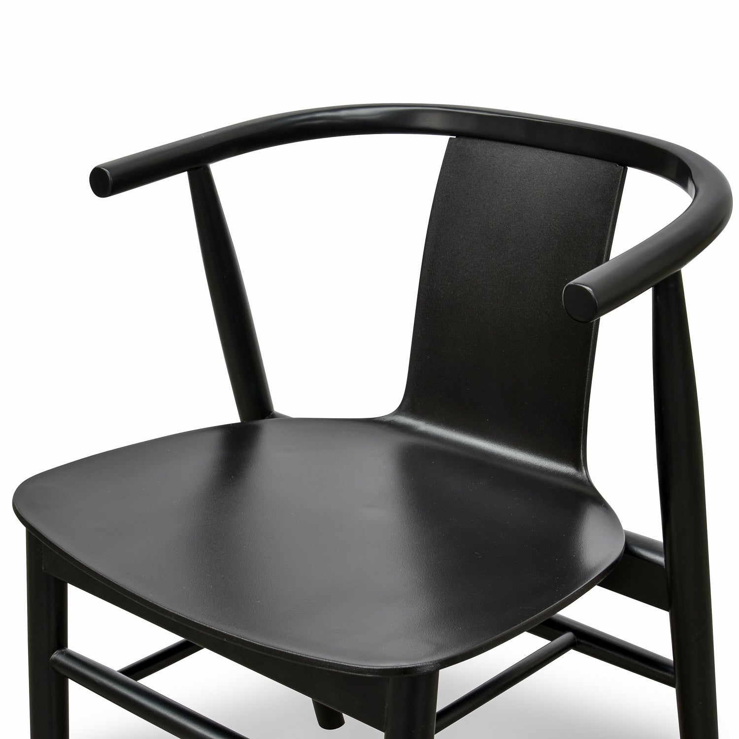 MatthewDining Chair - Black Shell - Black Seat (Set of 2)-7