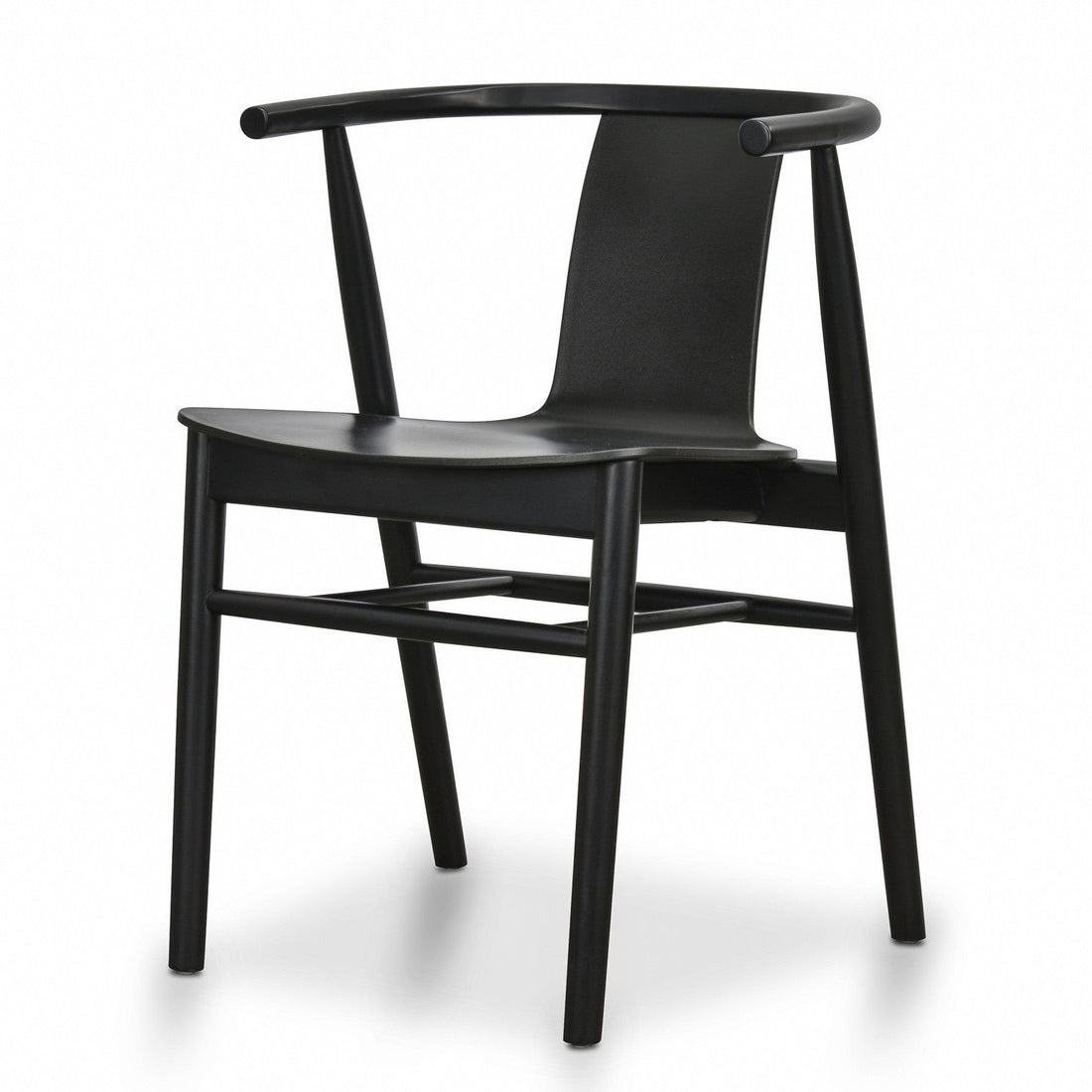 MatthewDining Chair - Black Shell - Black Seat (Set of 2)-0