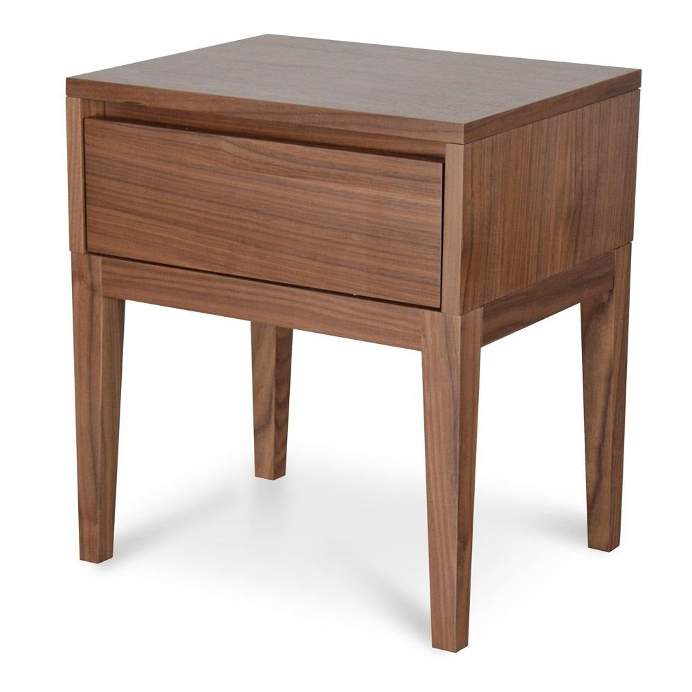 Aaron Bedside Table - Walnut-0