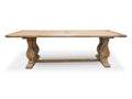 Kevin Wood Dining Table 3m - Rustic Natural-1