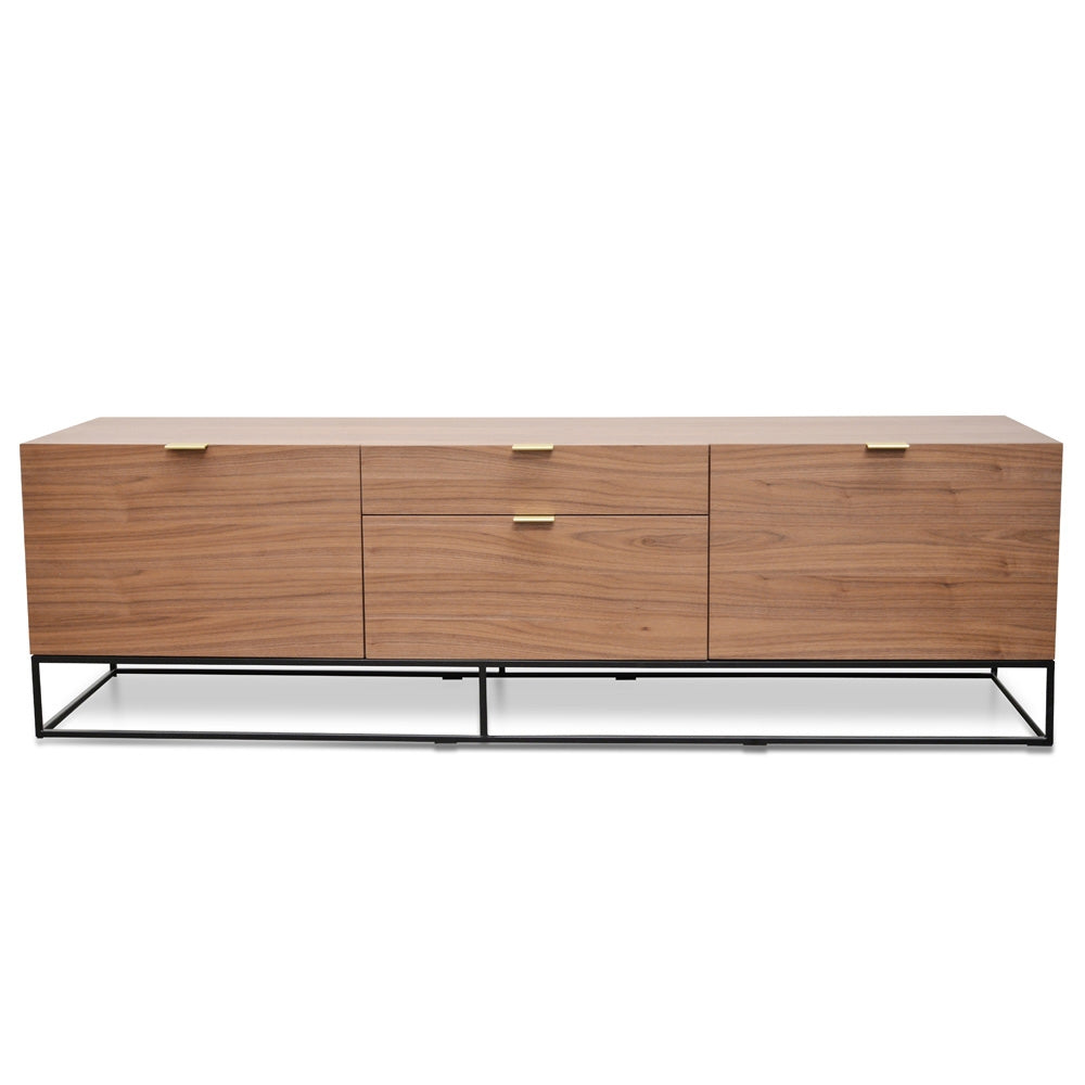 Daisy 180cm Entertainment TV Unit - Walnut-0