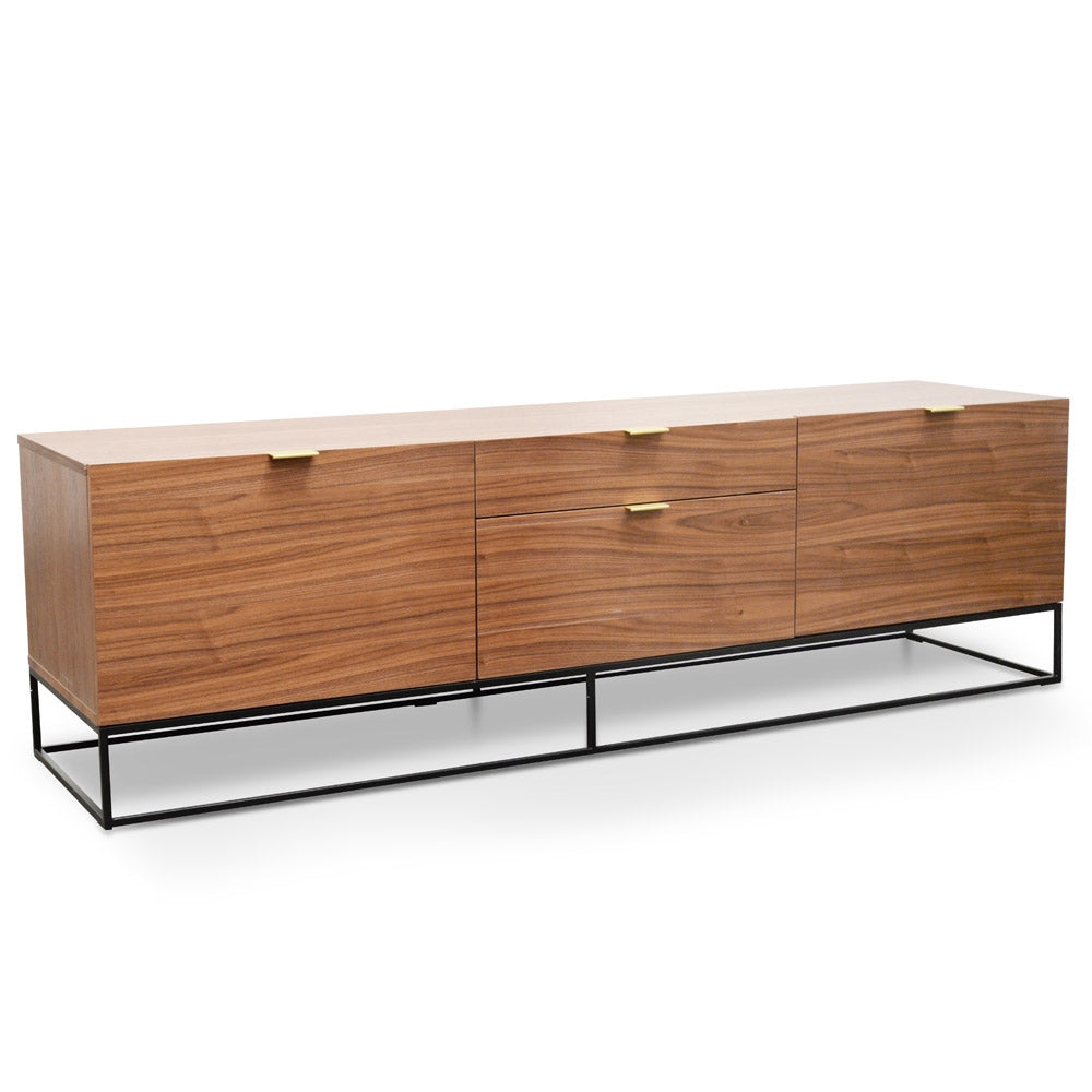 Daisy 180cm Entertainment TV Unit - Walnut-0