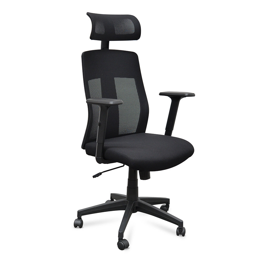 Ethan Mesh Office Chair - Black-0