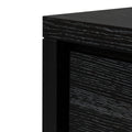Eve 1.4m Console Table - Textured Espresso Black-4