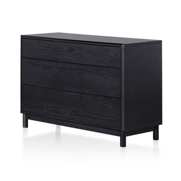 Isaac - 3 Drawers Dressing Table - Black Oak-0