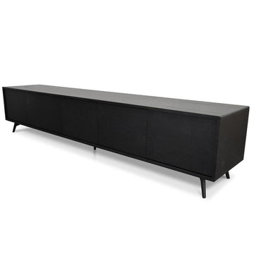 Sarah2.4m Entertainment TV Unit - Black Oak-0
