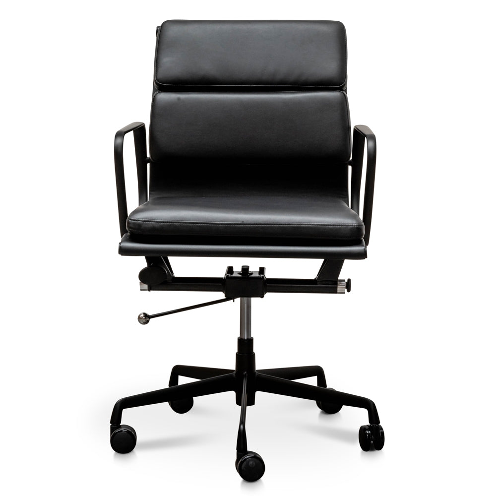 Zoe Low Back Office Chair - Full Black-0