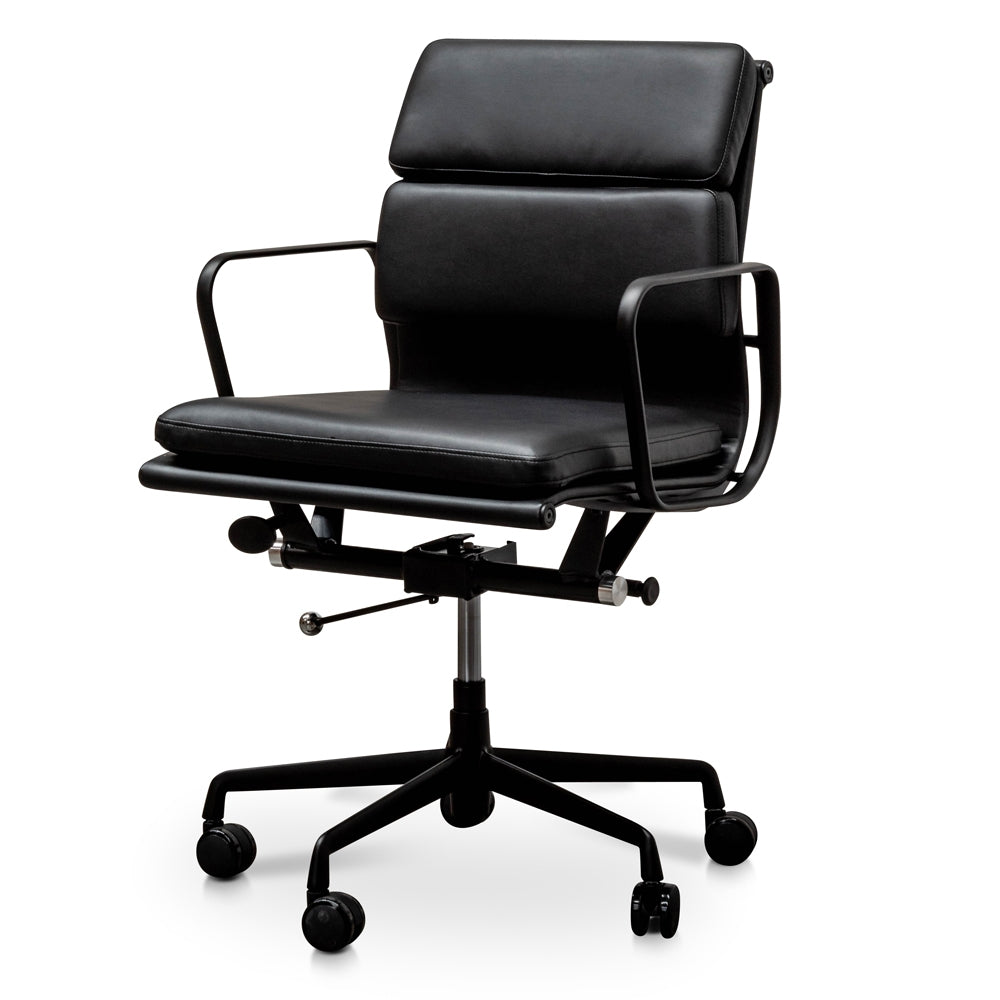 Zoe Low Back Office Chair - Full Black-0