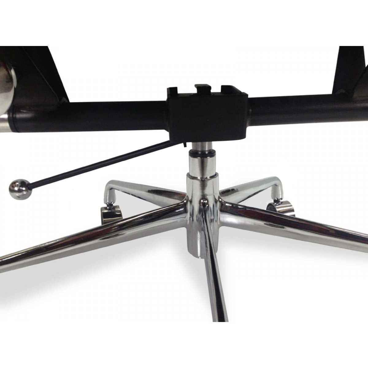 Wendy Back Office Chair - Black Leather-3