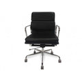 Wendy Back Office Chair - Black Leather-0