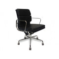 Wendy Back Office Chair - Black Leather-1