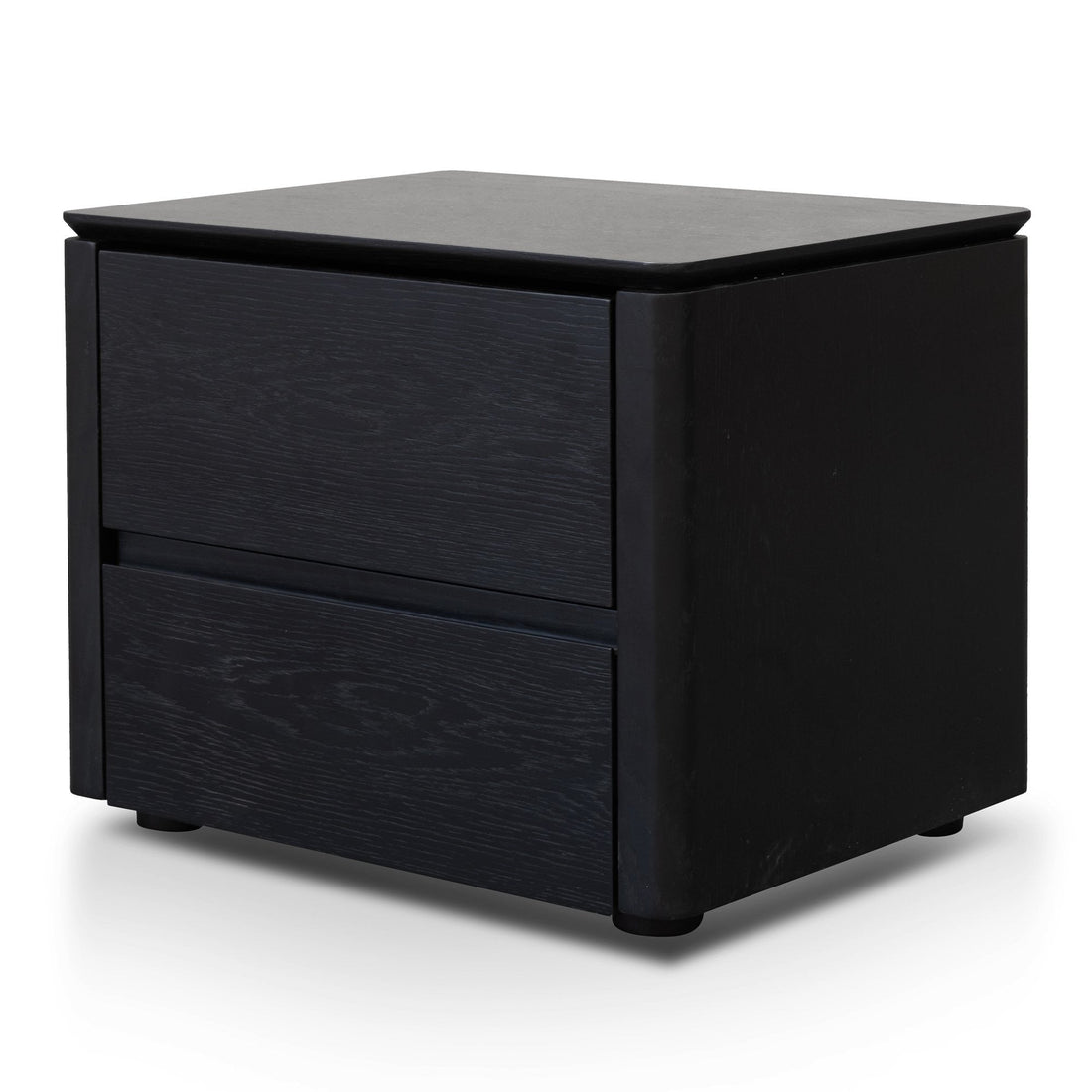 Hannah - Bedside Table - Black Oak Veneer-0