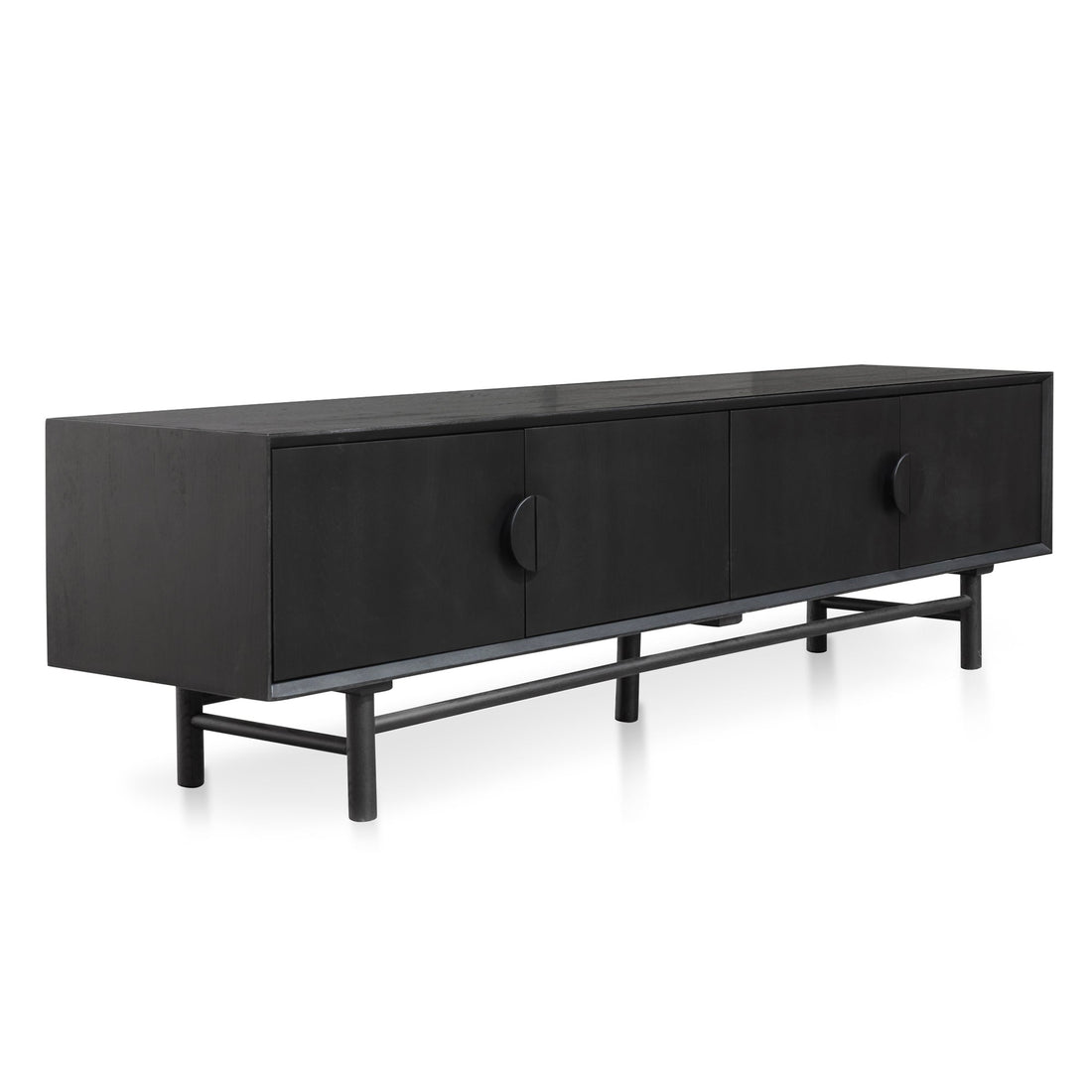 Eve 2.1m Entertainment TV Unit - Black-0