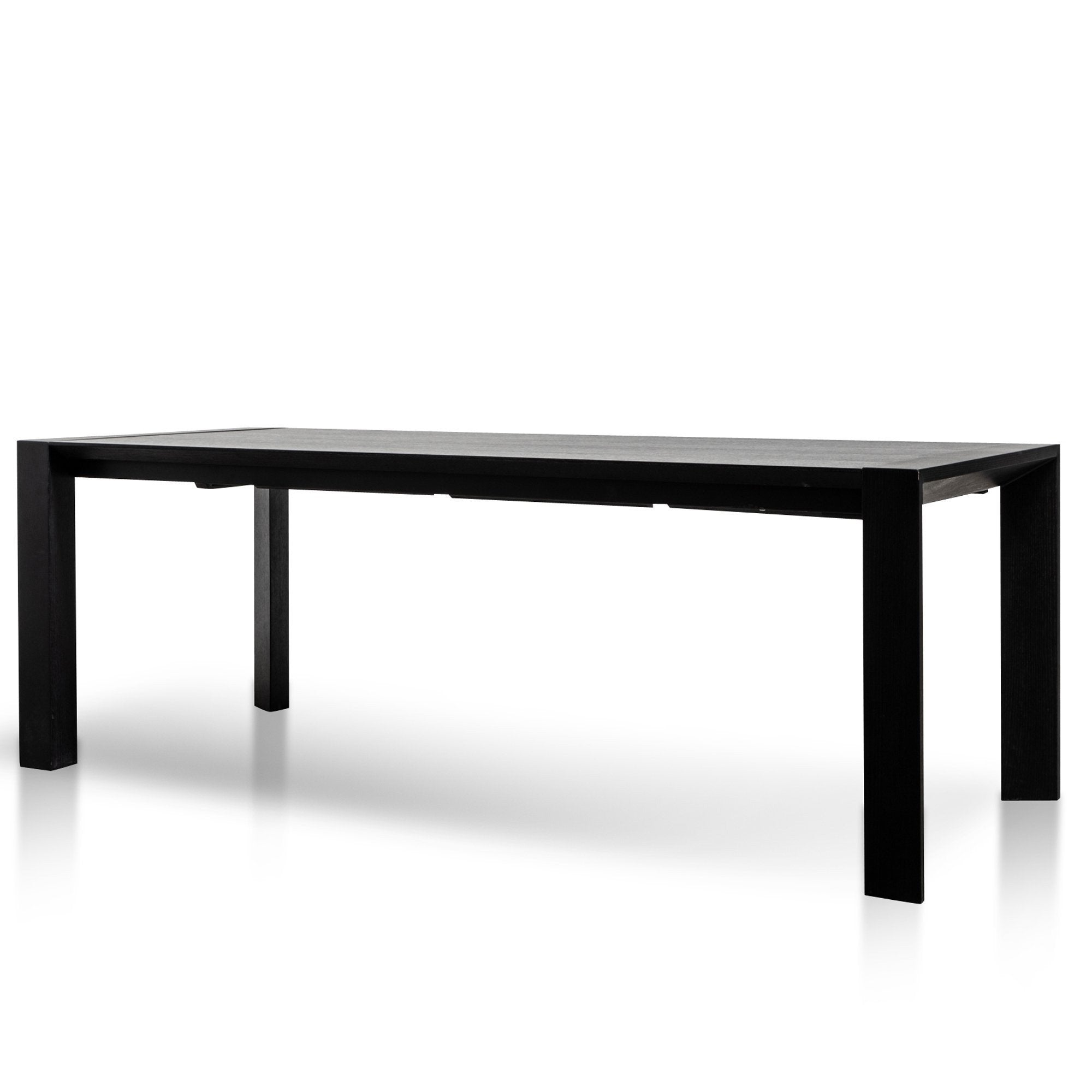 Baxter 2.1M-3.5M Extendable MDF Dining Table - Black
