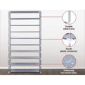 10 Tier Stackable Shoe Rack - Shopping Planet