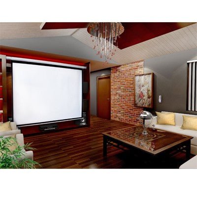 100" Electric Motorised Projector Screen TV +Remote - Shopping Planet