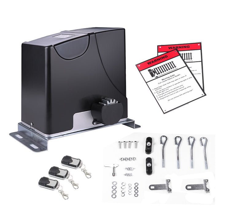 1000KG Auto Slide Sliding Gate Opener Automatic w 4m Rail - Shopping Planet