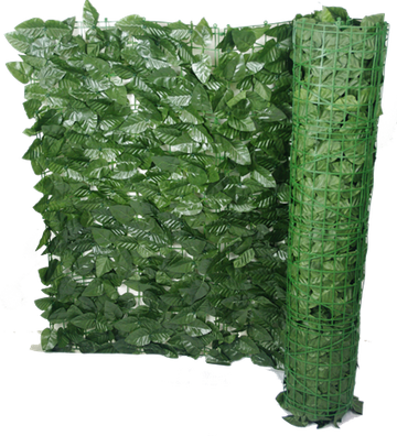 Artificial UV Peach Leaf Roll 3m By 1m