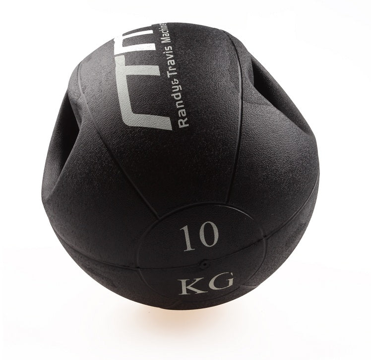 10kg Double-Handled Rubber Medicine Core Ball - Shopping Planet