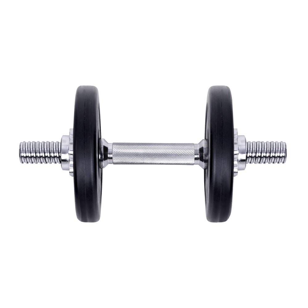 10KG Dumbbells Dumbbell Set Weight Training Plates Home Gym Fitness Exercise - Shopping Planet