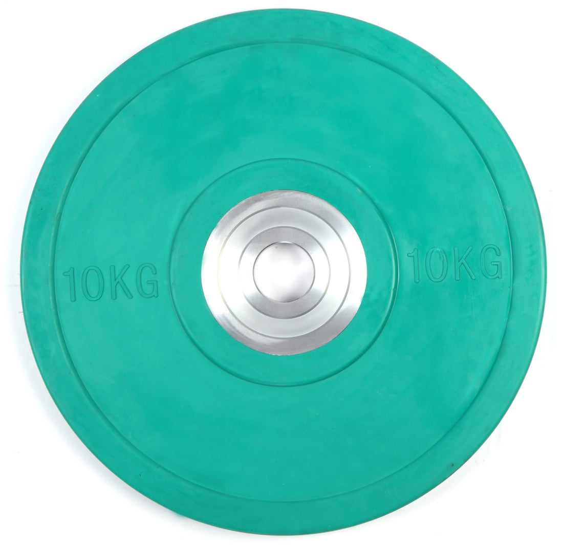 10KG PRO Olympic Rubber Bumper Weight Plate - Shopping Planet