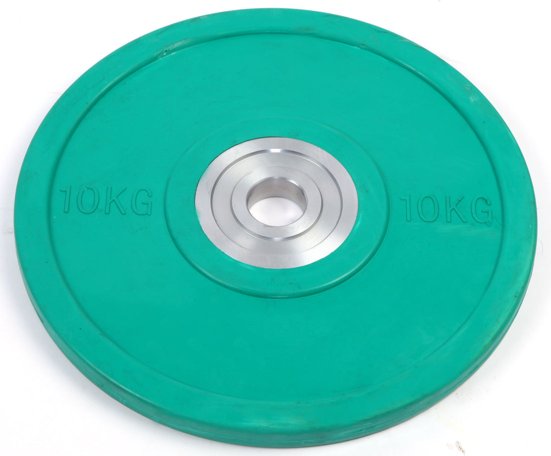 10KG PRO Olympic Rubber Bumper Weight Plate - Shopping Planet