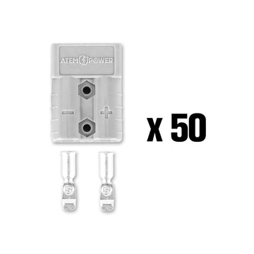 10x Premium Anderson Style Plug 50AMP Exterior Connector DC Power SOLAR CARAVAN - Shopping Planet