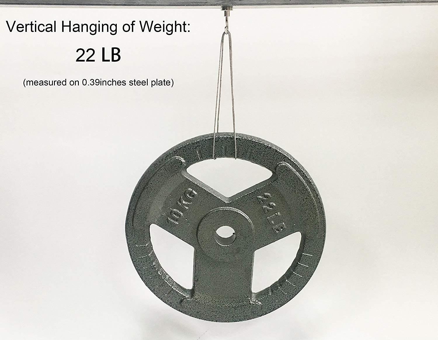 10x Strong Rare Earth N38 Neodymium Magnetic Hanger Holder 10kg Magnet Hooks - Shopping Planet