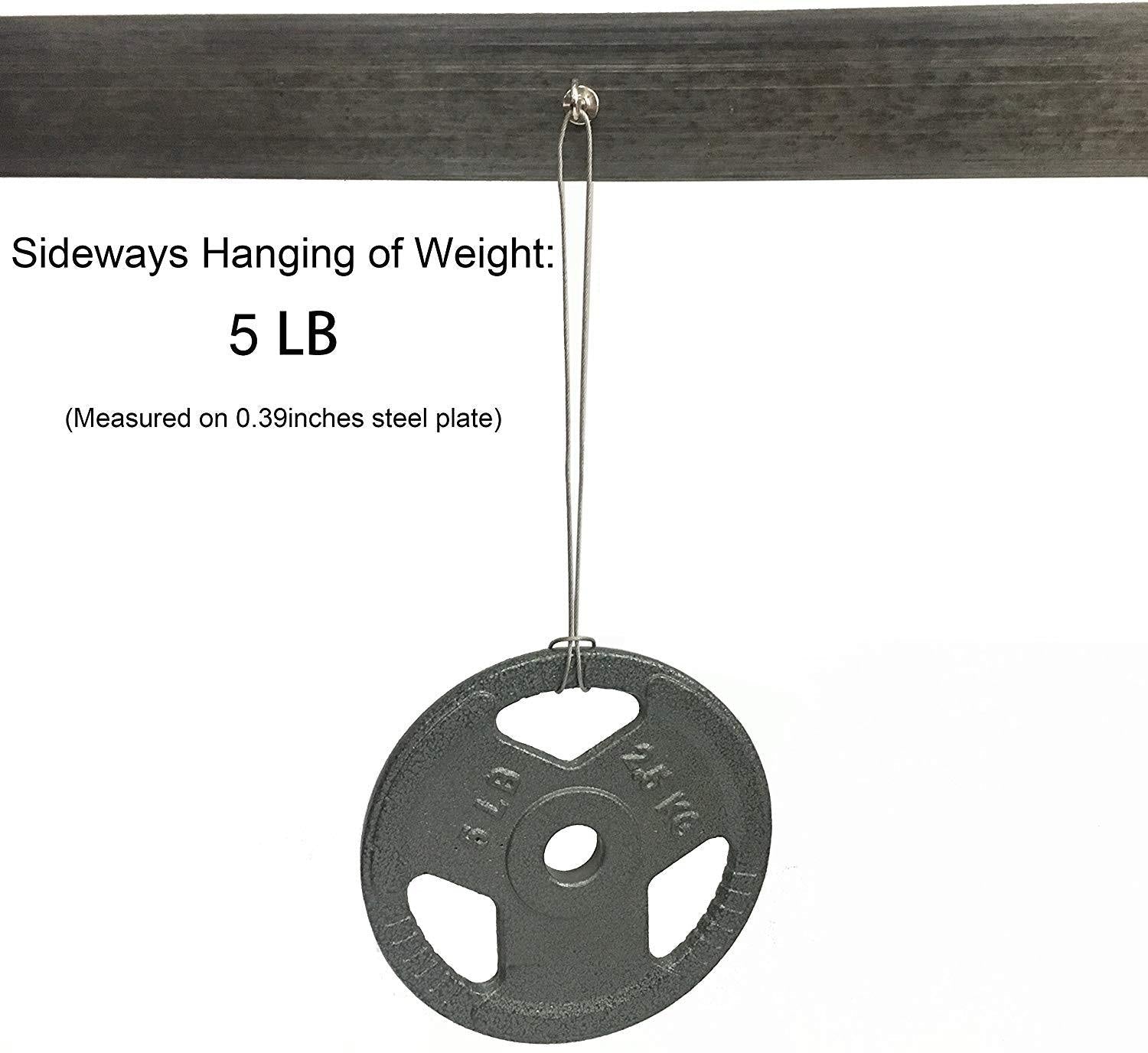 10x Strong Rare Earth N38 Neodymium Magnetic Hanger Holder 10kg Magnet Hooks - Shopping Planet