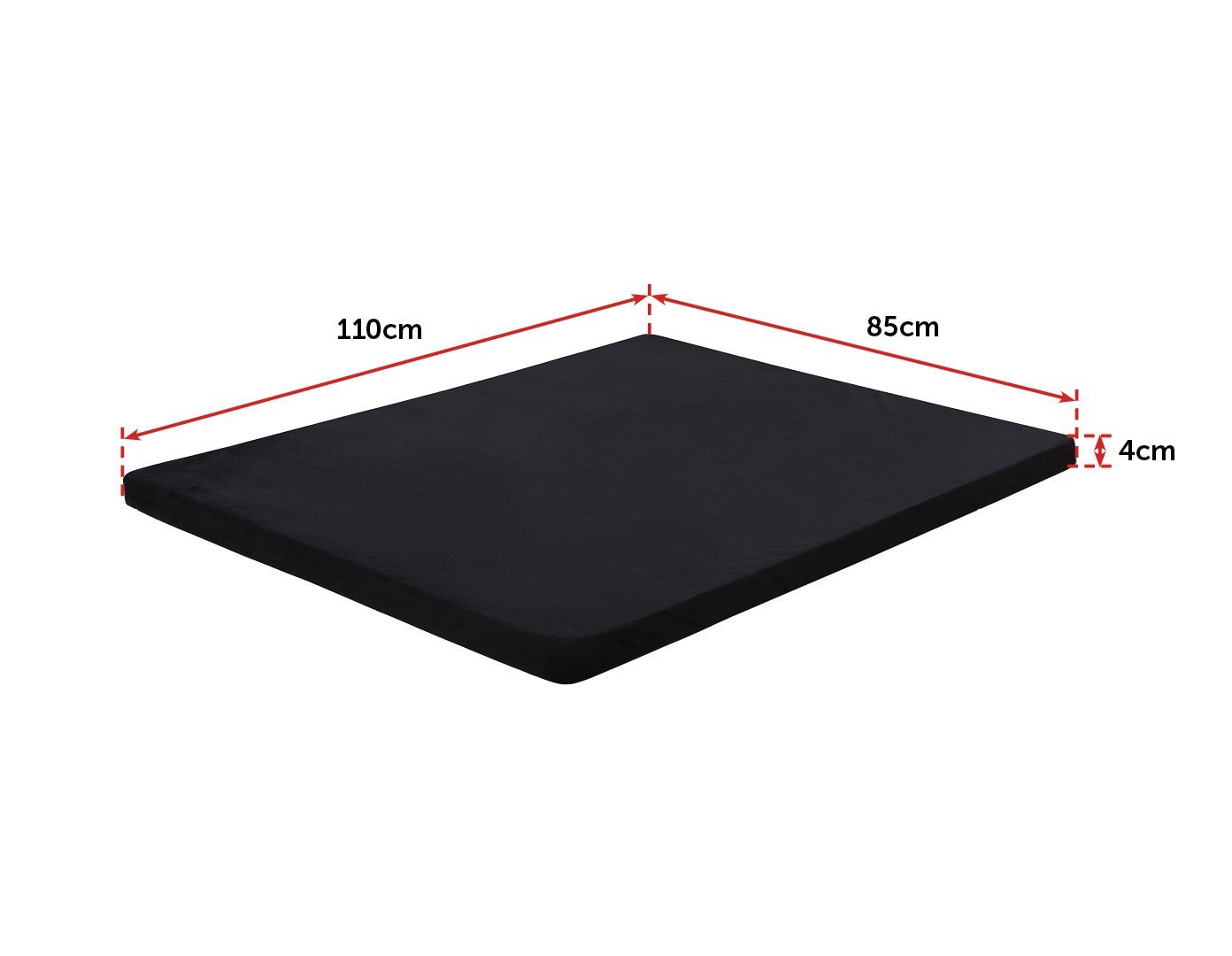 110CM XL Pet Bed Mattress Dog Cat Memory Foam Pad Mat Cushion - Shopping Planet