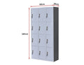 12 Door Locker - Office/Gym - Light Grey - Shopping Planet