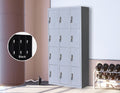 12 Door Locker - Office/Gym - Light Grey - Shopping Planet