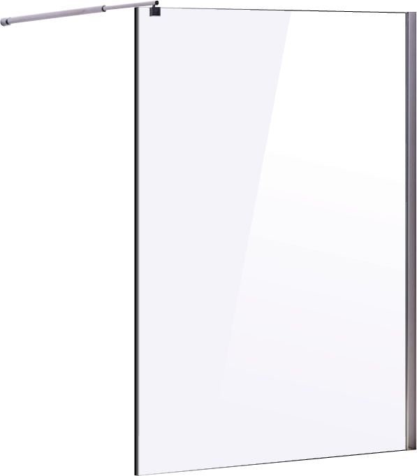 1200 x 2000mm Frameless 10mm Safety Glass Shower Screen - Shopping Planet