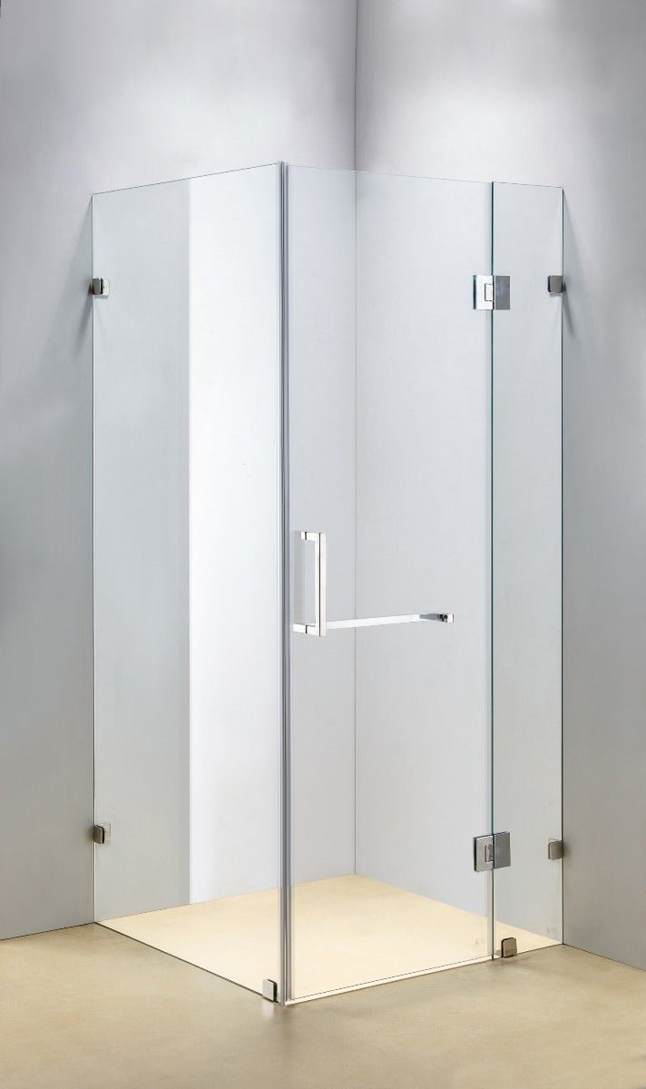 1200 x 900mm Frameless 10mm Glass Shower Screen By Della Francesca - Shopping Planet