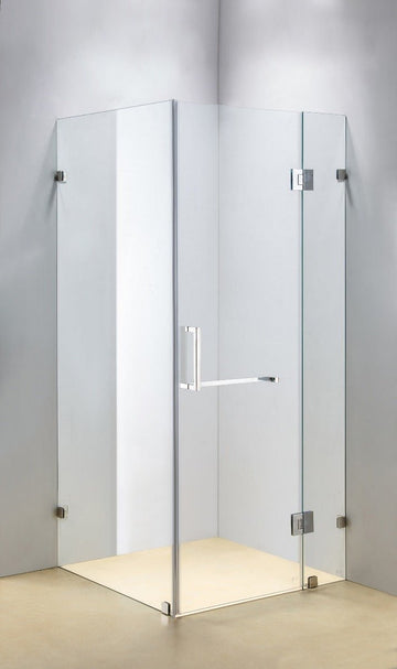 1200 x 900mm Frameless 10mm Glass Shower Screen By Della Francesca - Shopping Planet