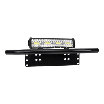 12inch Cree LED Light Bar Spot Flood Offroad 4WD with Number Plate Frame