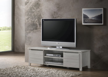 TV Stand Entertainment Unit 120cm In White Washed