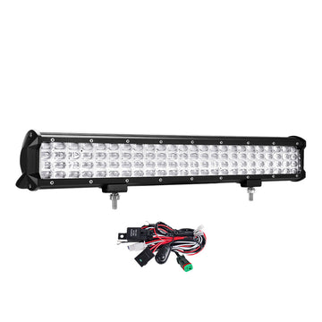 20Inch Cree LED Light Bar Quad Row Spot Beam Work Driving Lights Offroad 4WD