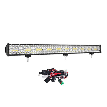 28inch CREE LED Light Bar Spot Beam Triple Row Work Driving Lamp 28" 4WD